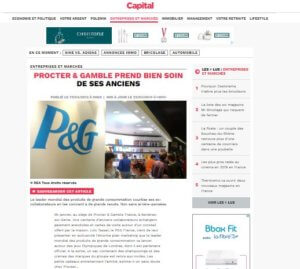 Capital parle des anciens de Procter & Gamble et interviewe Elixir-Conseil